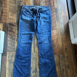 People's Liberation Dark Blue Flare Jeans